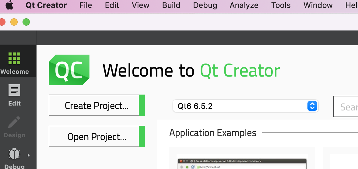 Check Qt Version in QtCreator