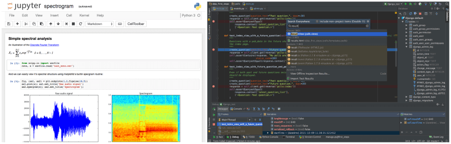 jupyter-vs-pycharm